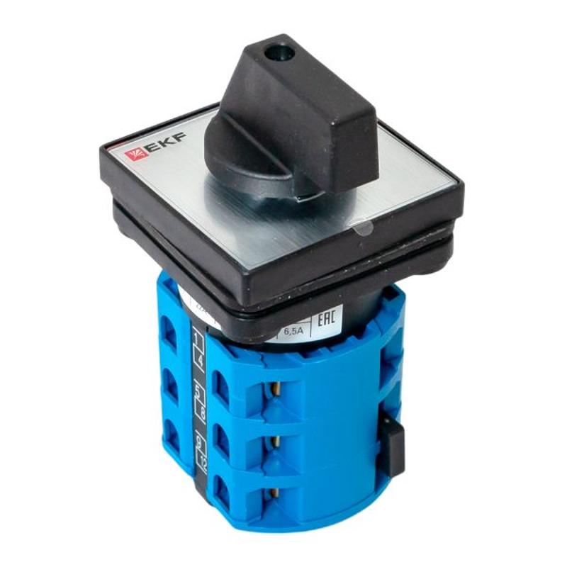 Переключатель кулачковый ПК-1-102 25А 2P «0-1-2-3» IP65 | pk-1-102-25-65 | EKF — миниатюра 6