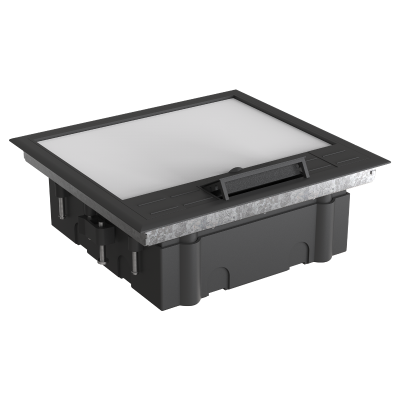 MultiDesk Люк на 12 модулей IP40 для фальшпола с монтажной коробкой, тип MDK10 | MDK10112 | SE — миниатюра 7