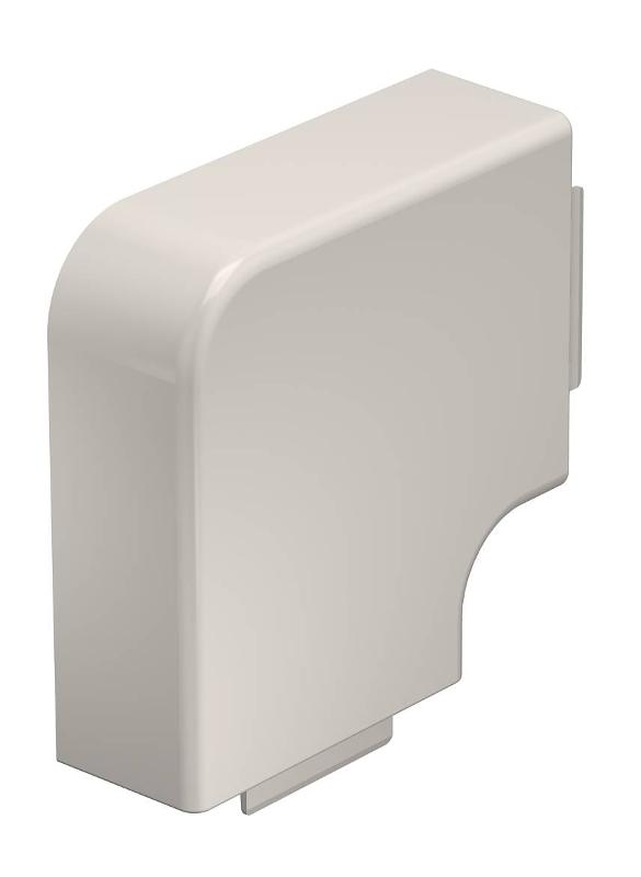 Крышка плоского угла кабельного канала WDK 40x90 мм (ПВХ,кремовый) (WDK HF40090CW) | 6161316 | OBO Bettermann — OBO Bettermann