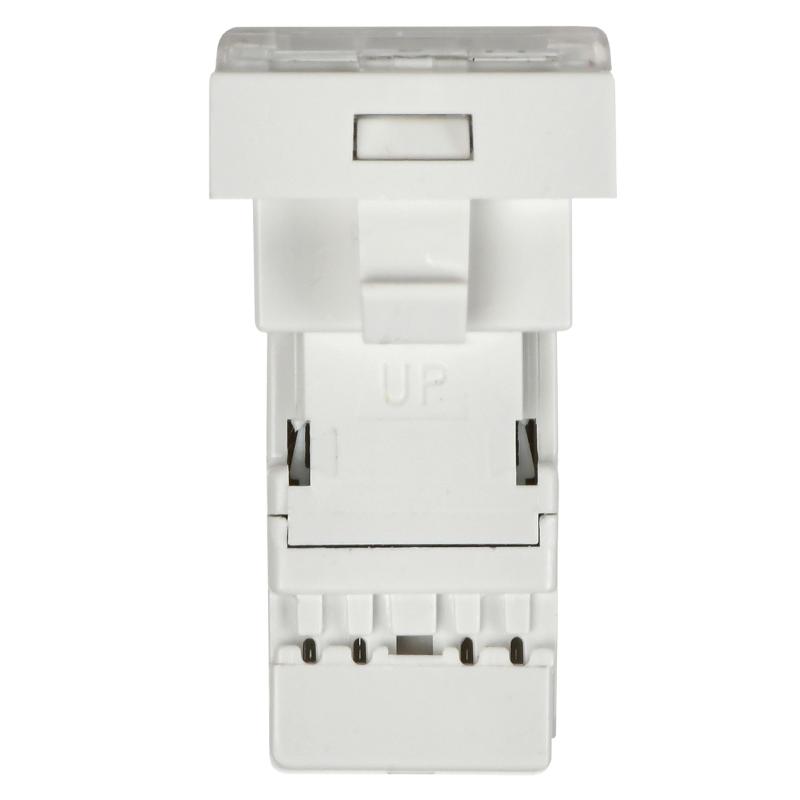Розетка информационная RJ-45 UTP кат.5e, 1 модуль. РКИ-10-00-П | CKK-40D-RI1-K01 | IEK — миниатюра 6