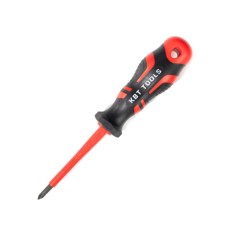 Отвертка диэлектрическая "Профи" PH1*80 | 78611 | КВТ — КВТ