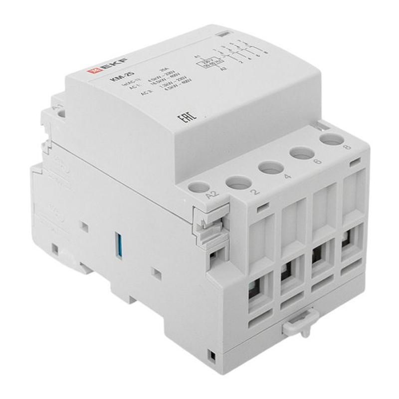 Контактор модульный КМ 25А 4NО (3 мод.) EKF PROxima | km-3-25-40 | EKF — миниатюра 13