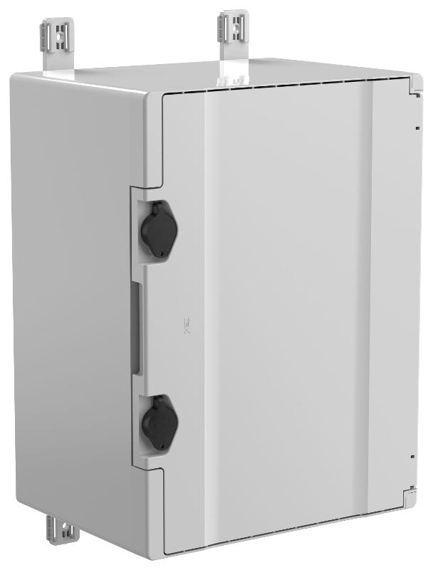 Корпус пластиковый ЩМПп 400х300х220 IP66 серый TETRA | TR5-12-N-040-30-22-65 | IEK — миниатюра 3