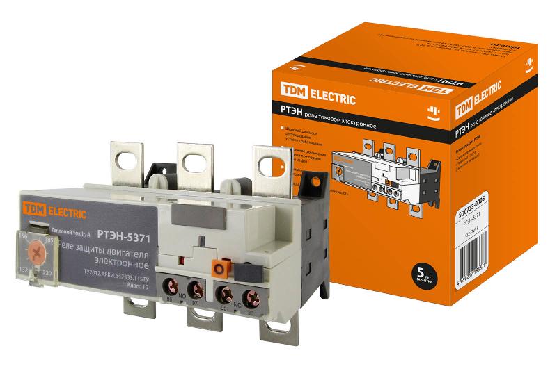 Реле РТЭН-5371 токовое электронное 132-220А | SQ0733-0005 | TDM — TDM ELECTRIC