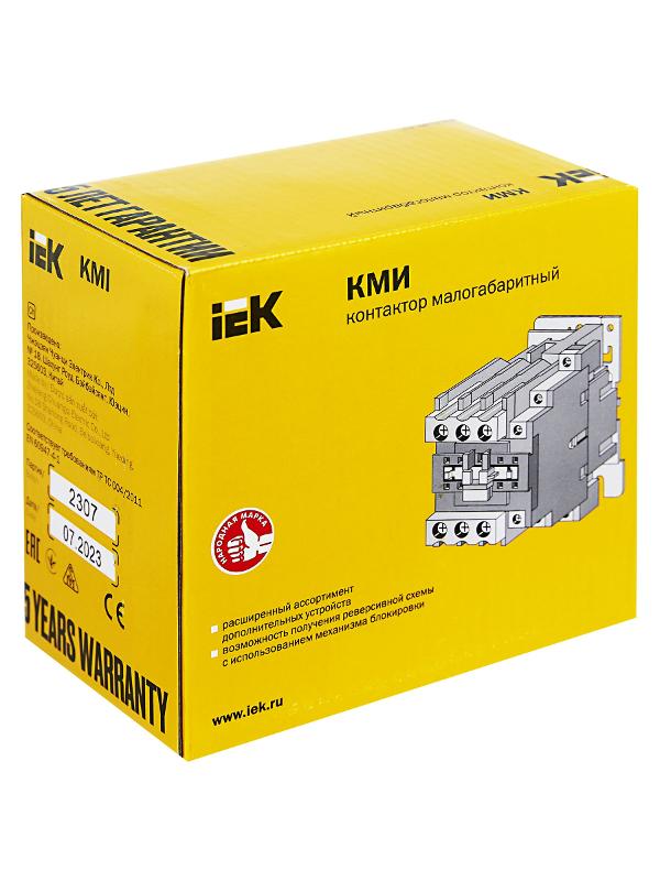 Контактор КМИ-35012 50А 230В/АС3 1НО;1НЗ  | KKM31-050-230-11 | IEK — миниатюра 11
