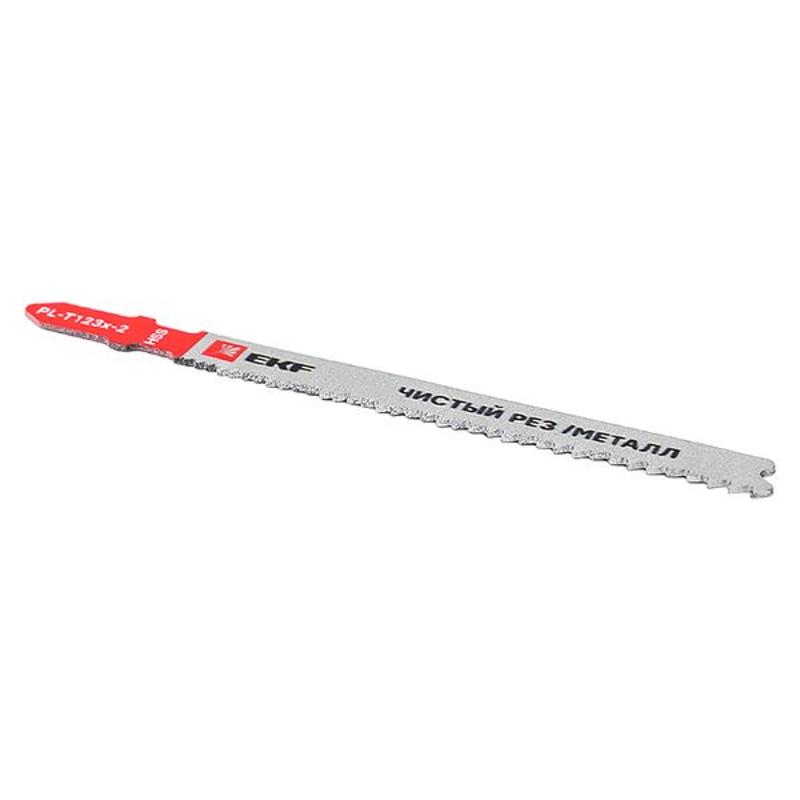 Пилки для электролобзика T123X (чистовой рез листового металла и Al)(HSS)(2 шт) | pl-t123x-2 | EKF — миниатюра 10