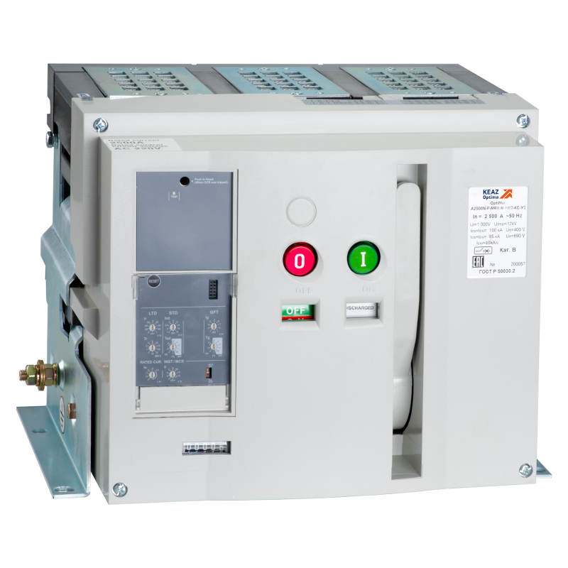 Выключатель автоматический OptiMat A-1000-S2-3P-65-F-MR7.0-В-С1100-M1-P00-S1-03 | 369687 | КЭАЗ — фото 1 | Sento