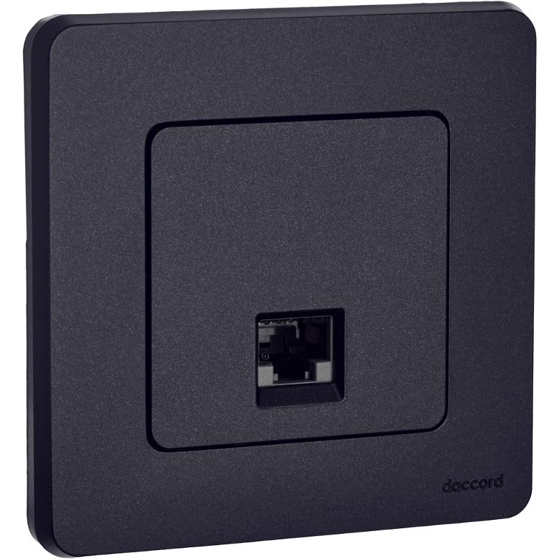 Inspiria Антрацит розетка компьютерная RJ45 С/У категория 6 UTP — миниатюра 9