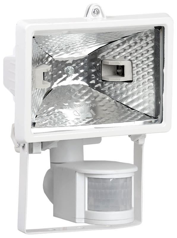 Прожектор галогенный ИО 150Д 150Вт IP54 белый, детектор | LPI02-1-0150-K01 | IEK — IEK (ИЭК)