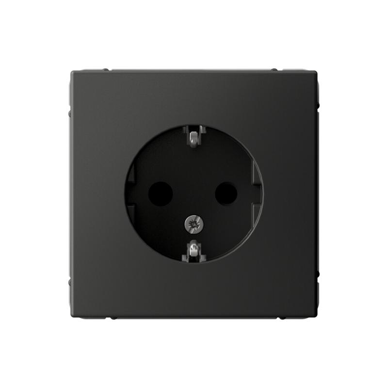ArtGallery Базальт Розетка с заземлением, со шторками, 16А, механизм | GAL001445 | SE — Systeme Electric