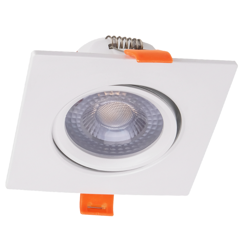 Светильник светодиодный Downlight встраиваемый поворотный PSP-S 9044 7W White 3000K 38° квадр/поворот IP40 белый | .5022812 | Jazzway — Jazzway