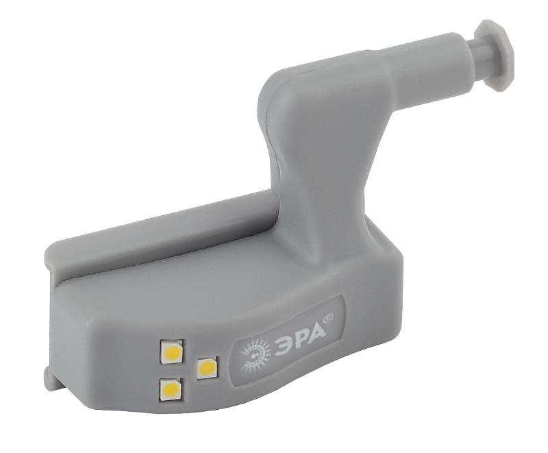Светильник пушлайт (подсветка) SB-401 на петлю в кухонный шкаф [3SMD LED, 2xA23, бл] | Б0042659 | ЭРА — ЭРА (Энергия света)