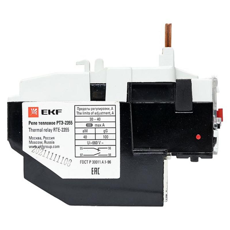 Реле тепловое РТЭ-2355 30-40А EKF PROxima | rel-2355-30-40 | EKF — миниатюра 25