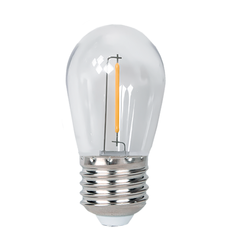 Лампа светодиодная для белт-лайта PLED- ECO- S14 1w E27 2700K CLEAR | .5040625 | Jazzway — Jazzway