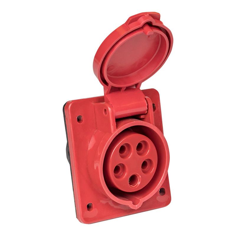 Розетка стационарная внутренняя 415 3Р+РЕ+N 16А 380В IP44 EKF PROxima | ps-415-16-380 | EKF — миниатюра 2