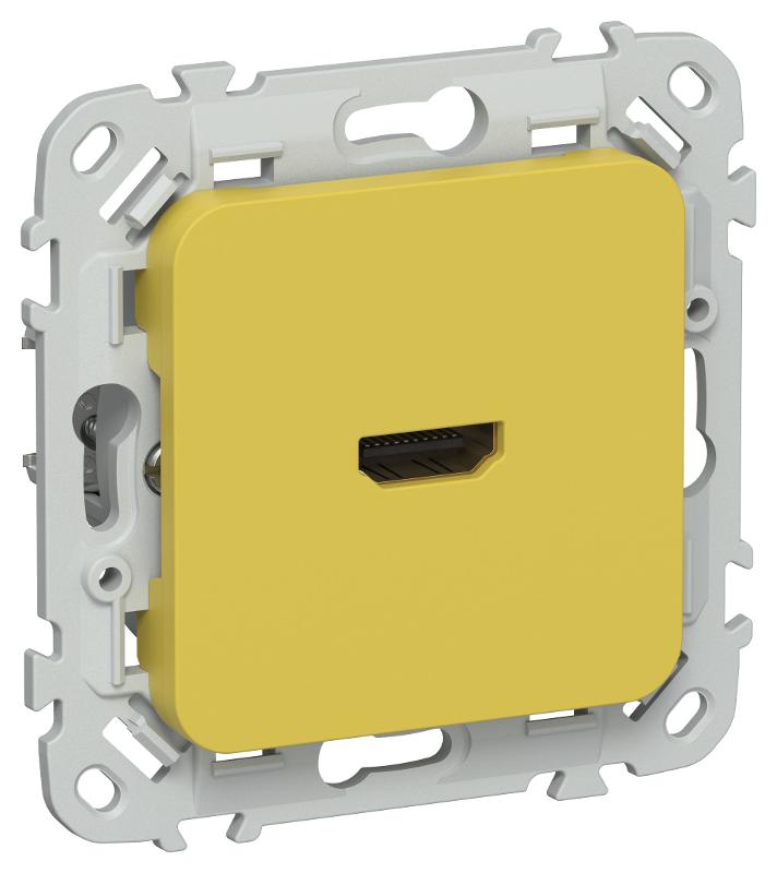 FLITE Розетка HDMI РШДМА-ФлЖК желтый карри | FI-H10-K44 | IEK — фото 1 | Sento