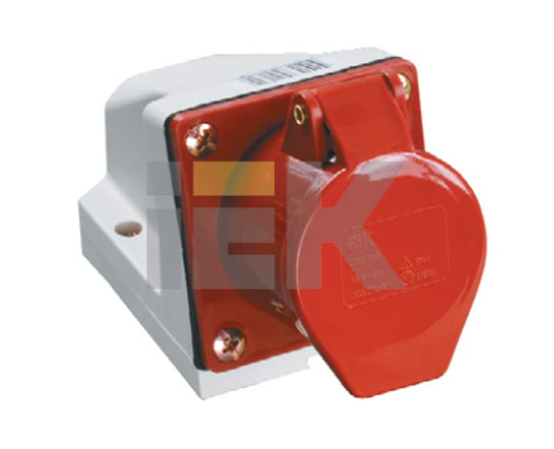 Розетка 115 стационарная 3Р+РЕ+N 16А 380В IP44 | PSR12-016-5 | IEK — миниатюра 2