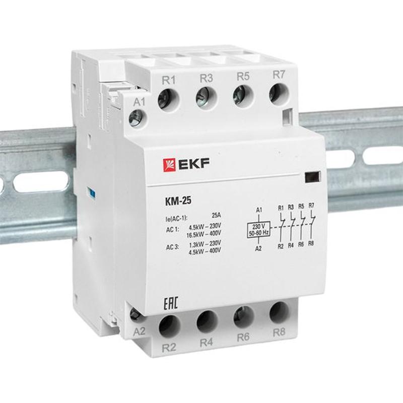 Контактор модульный КМ 25А 4NC (3 мод.) PROxima| km-3-25-04 | EKF — миниатюра 14