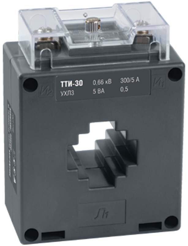 Трансформатор тока ТТИ-30  250/5А  5ВА  класс 0,5S   | ITT20-3-05-0250 | IEK — IEK (ИЭК)