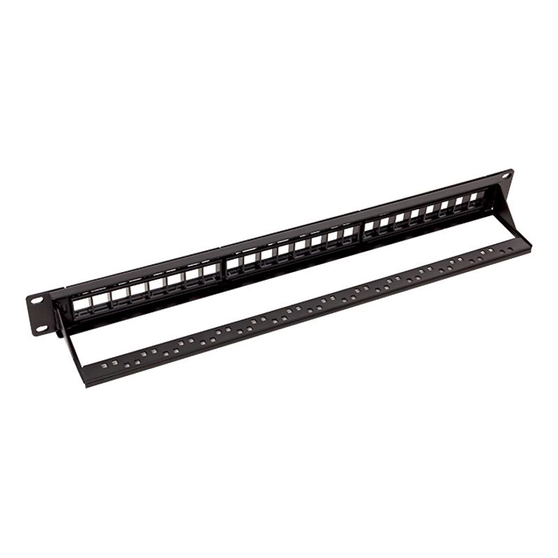 Патч-панель модульная TERACOM PRO 19'' 1U неэкранированная 24 порта с органайзером (пустая) | TRP-MODP-UTP-1U24 | EKF — миниатюра 3