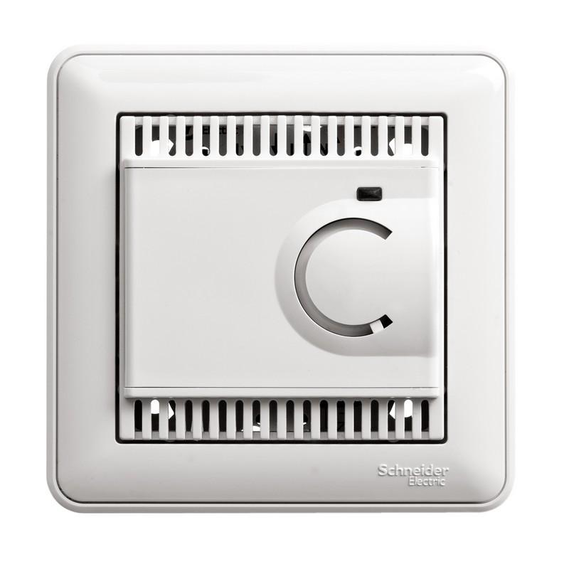 W59 Белый Регулятор теплого пола с датчиком +5 до +50°C, 10А (в сборе) | TES-151-18 | SE — Systeme Electric