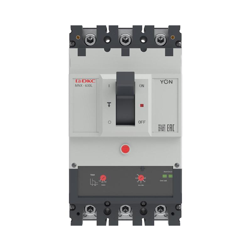 Авт. выкл. YON pro MNX630L 3P 500A 70kA при AC415V расц. TMM | MNX630L3PTMM0500 | DKC — миниатюра 3