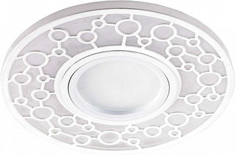 Светильник встраиваемый с LED подсветкой CD990 потолочный MR16 G5.3 белый | 32669 | Feron — Feron