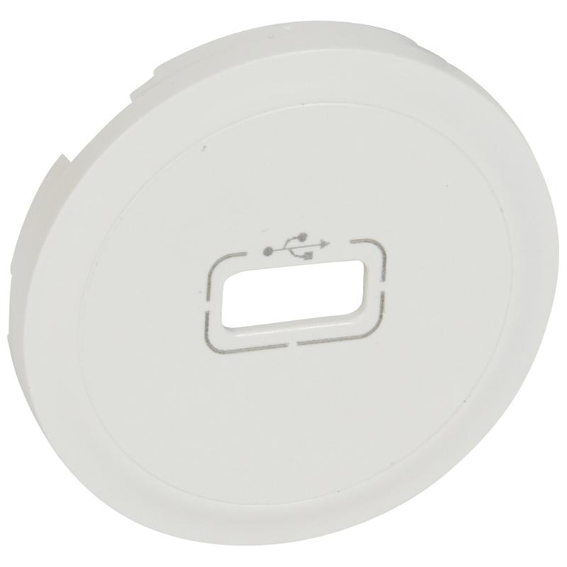 Celiane Белый Накладка Розетки USB 1-ой | 068253 | Legrand — Legrand