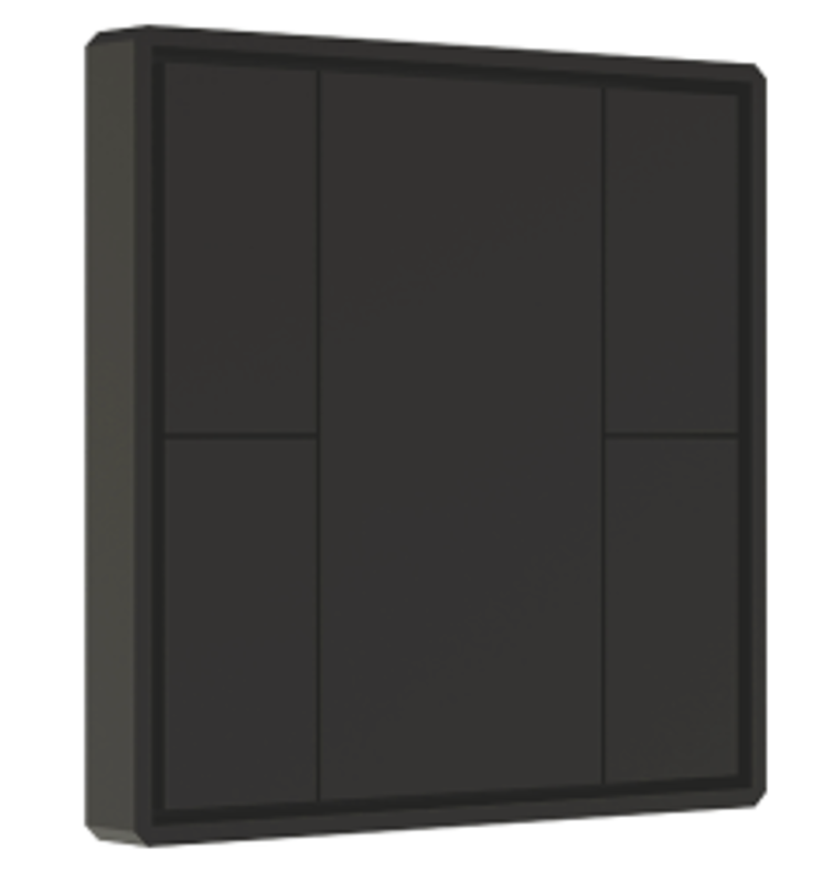 Кнопочная панель 4-х кл. пластиковый корпус, черный DA2-SW-B4-PB | DA2-SW-B4-PB | VARTON — фото 1 | Sento