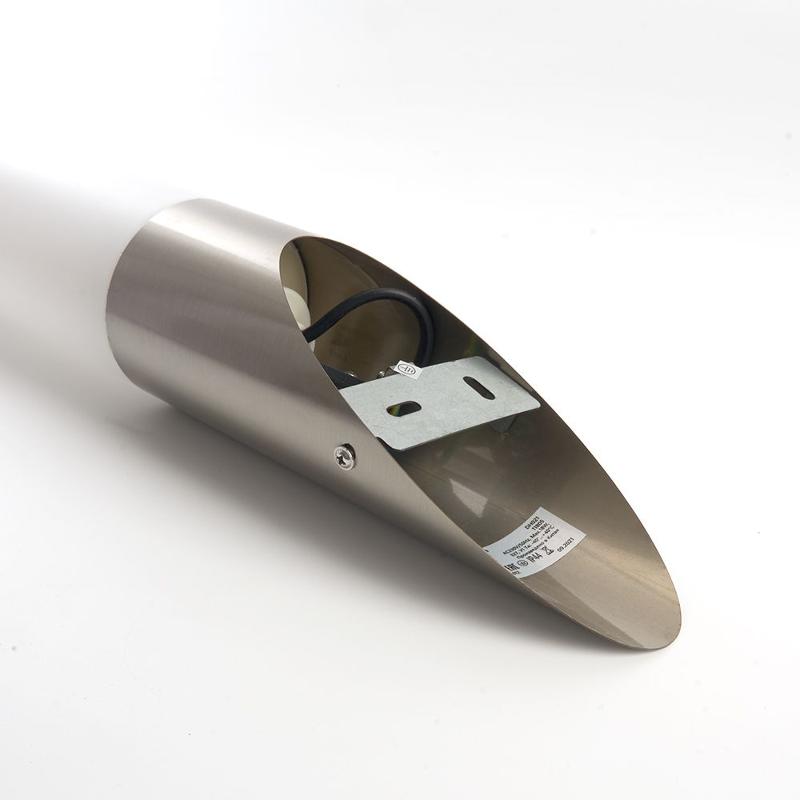Светильник садово-парковый DH021, Техно на стену вверх, 18W E27 230V, серебро | 11805 | Feron — миниатюра 4