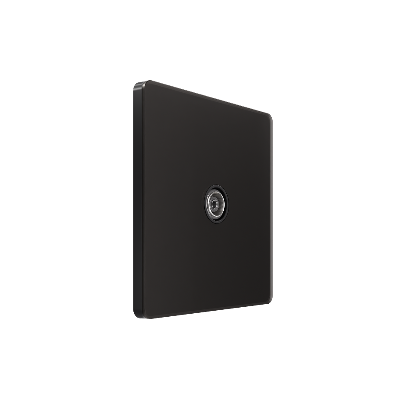 Systeme Infinity, Розетка телевизионная С/У TV/FM 5-1000MГц, Полярная ночь — Systeme Electric