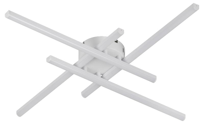 Светильник потолочный светодиодный  Модерн Nora CLL-1-62-RC WH с ДУ 62W 3000-6500К белый | Б0069759 | ЭРА — миниатюра 2