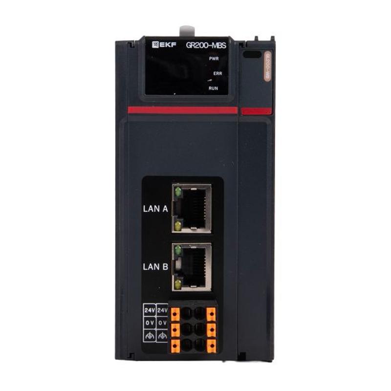 Модуль сетевой удалённого расширения ввода и вывода Modbus TCP GR200-MBS D-CARD |GR200-MBS-DCD | EKF — миниатюра 2