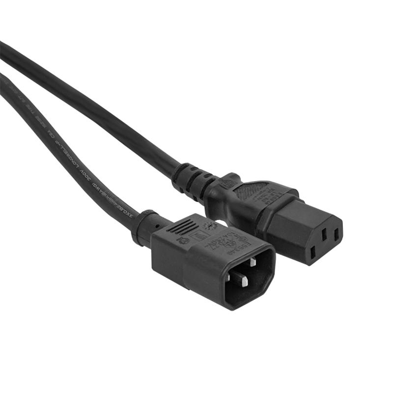 Кабель питания TERACOM для PDU IEC 60320 C13 - IEC 60320 C14 сечение 3x1,5мм2 250В 10A 2 м | TRC-PCA-C13-C14-2M | EKF — миниатюра 4