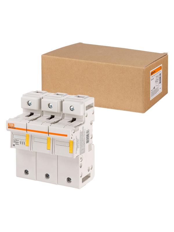 Держатель плавких вставок ДПВ2 22х58 3П | SQ0216-0023 | TDM — TDM ELECTRIC