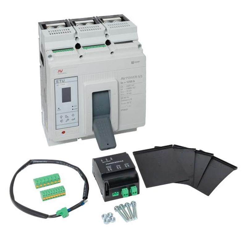 Выключатель автоматический AV POWER-5/3 1250А 70kA ETU6.0 AVERES | mccb-53-1250M-6.0-av | EKF — миниатюра 23