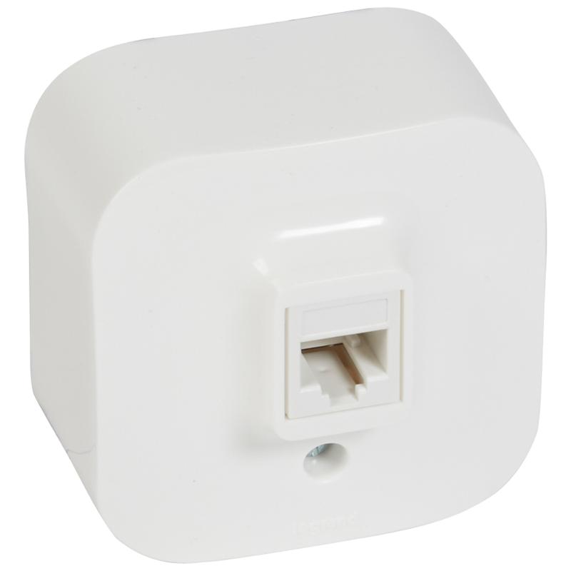Quteo Белый Розетка RJ11 — миниатюра 3