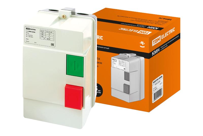 Контактор КМН22560 25А в оболочке  Ue=380В/АС3 IP54  | SQ0709-0008 | TDM — TDM ELECTRIC