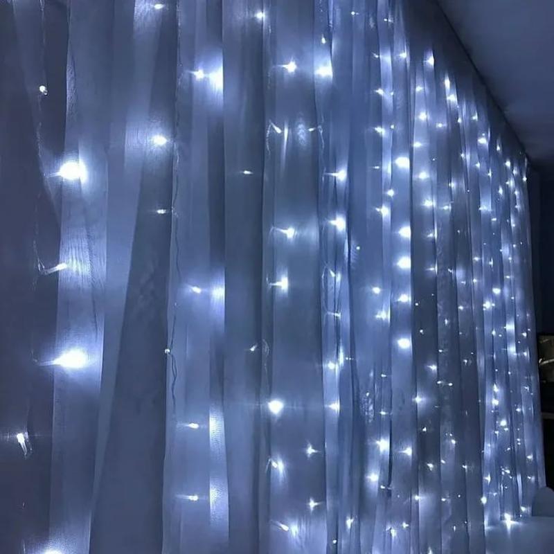 Гирлянда-занавес 230V 480 LED 3*3м, 5000K, IP44 , сетевой шнур 3м в комплекте, CL24 | 41627 | FERON — миниатюра 5
