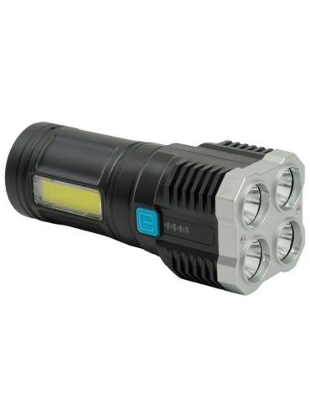 Фонарь светодиодный ручной аккумуляторный USB ZOOM, TH2409    | 48789 | FERON — Feron