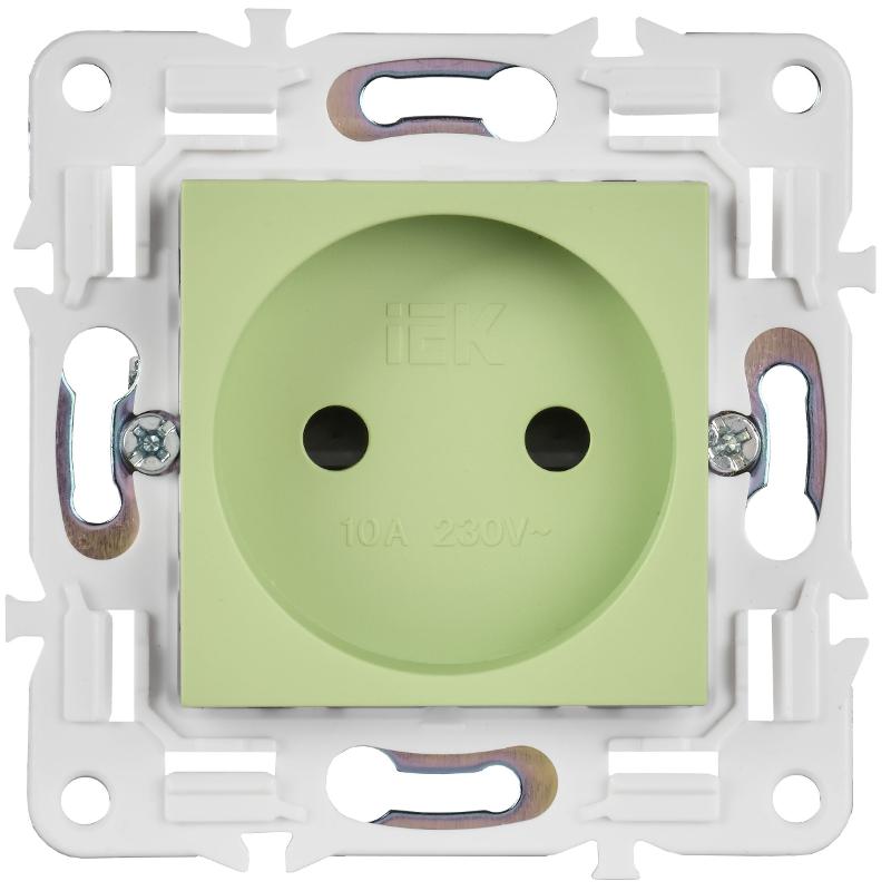 SKANDY Розетка без з/к с з/ш 10А SK-R01M мятный | SK-R13-10-K06 | IEK — миниатюра 2