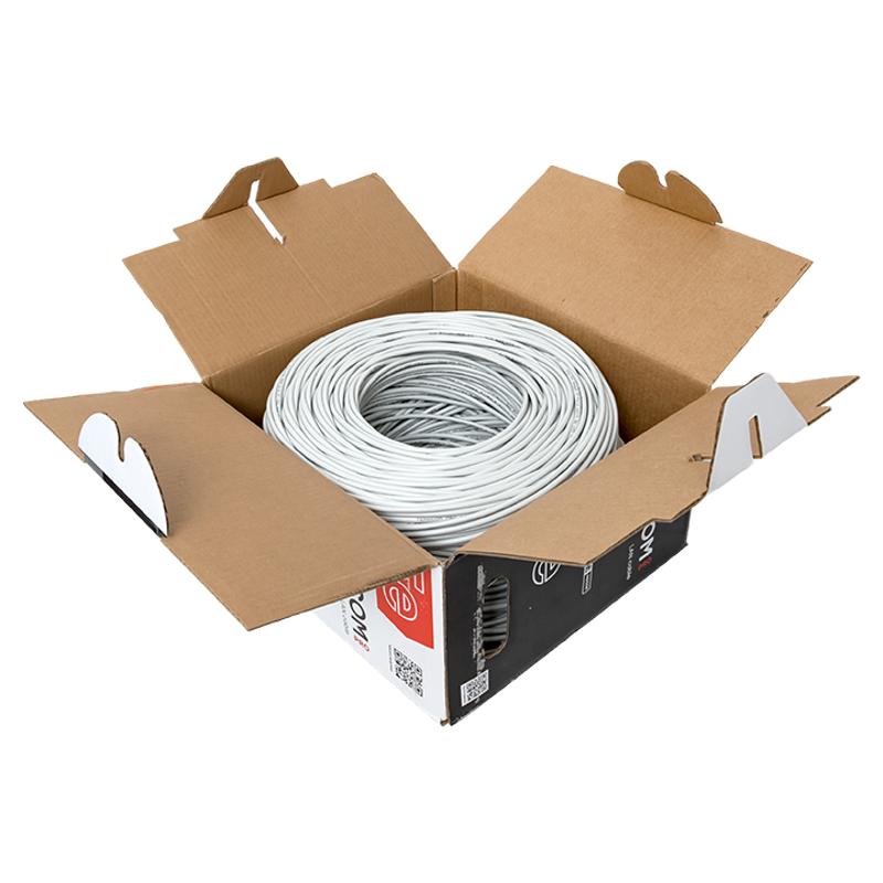 Кабель витая пара TERACOM PRO Cat.5E U/UTP 4 пары solid 24AWG цвет серый упак. 305м | TRP-5EUTP-04PVC-GY-IN3 | EKF — миниатюра 11