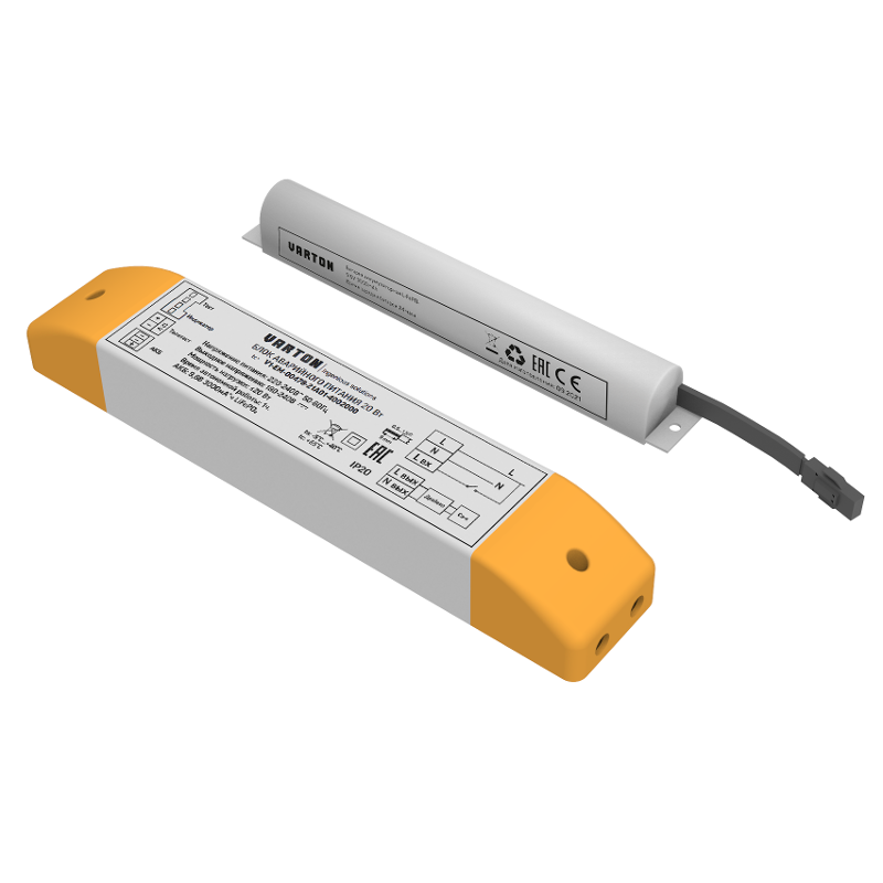 Блок аварийного питания EM-Recovery 20Вт IP20 1 час | V1-EM-00478-21A01-4002000 | VARTON — VARTON