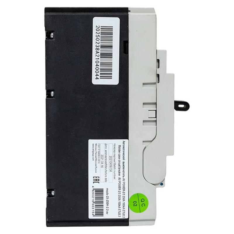 Выключатель автоматический AV POWER-2/3 250А 100kA ETU2.2 AVERES | mccb-23-250H-2.2-av | EKF — миниатюра 16