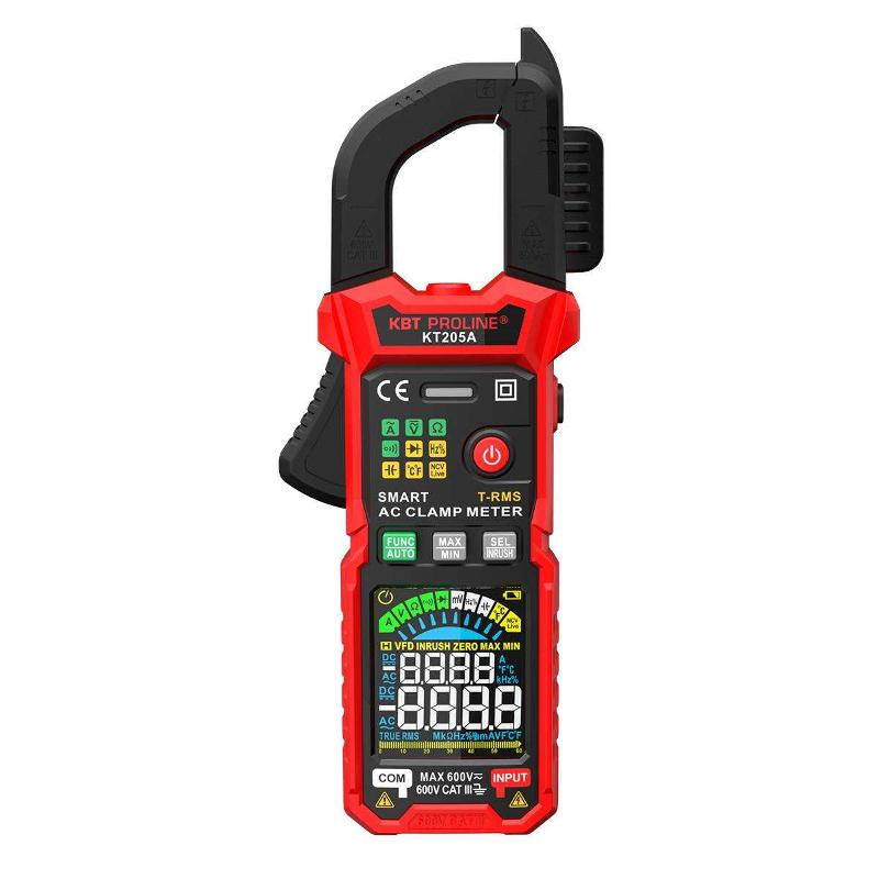 Токовые клещи цифровые КТ 205А серия PROLINE | 90385 | КВТ — КВТ