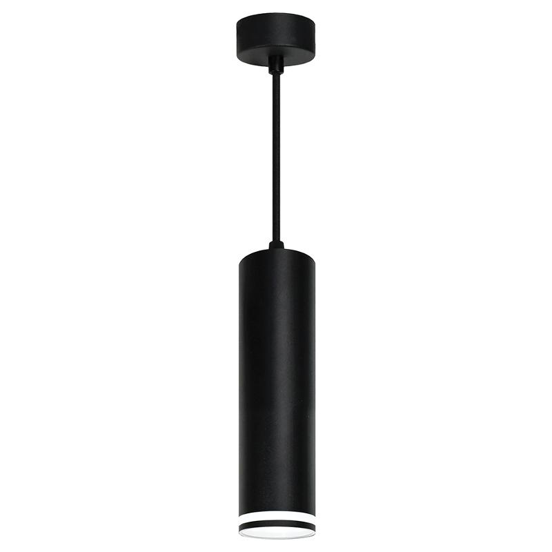 Светильник потолочный на подвесе MR16 35W 230V, черный D55*H280 ML1708 Barrel LUNA | 48084 | FERON — миниатюра 2