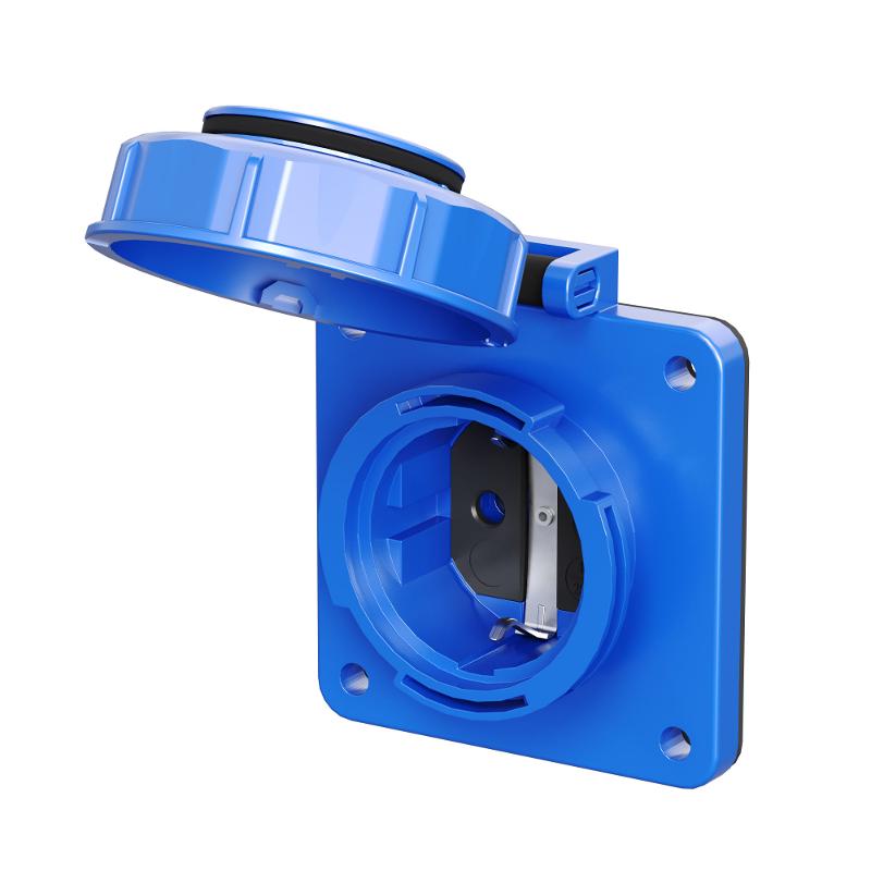 Розетка панельная PSS IP67 16А 230В | PSSS36-016-23 | DKC — миниатюра 1
