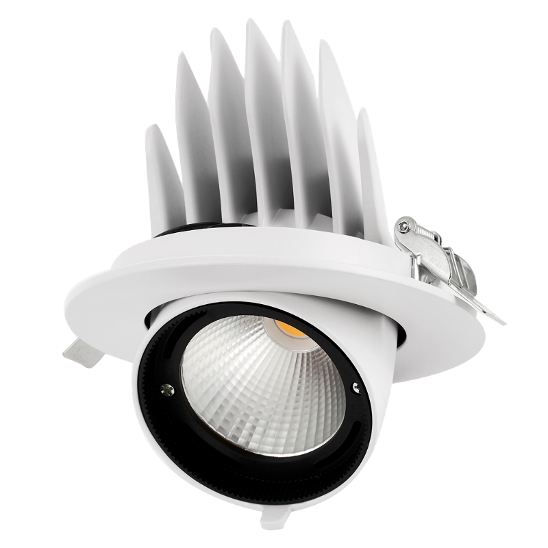 Светильник светодиодный встраиваемый downlight ДВО PLED DL4 30W 4000K 24° поворот White IP40 | .5021907 | Jazzway — Jazzway