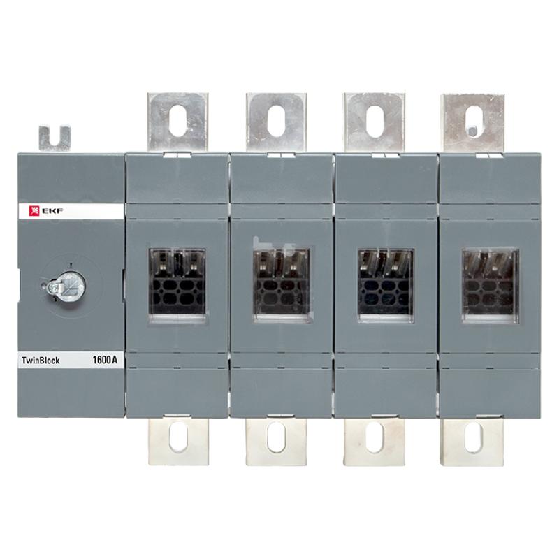 Рубильник 1600A 4P без рукоятки управления TwinBlock | tb-s-1600-4p | EKF — миниатюра 2