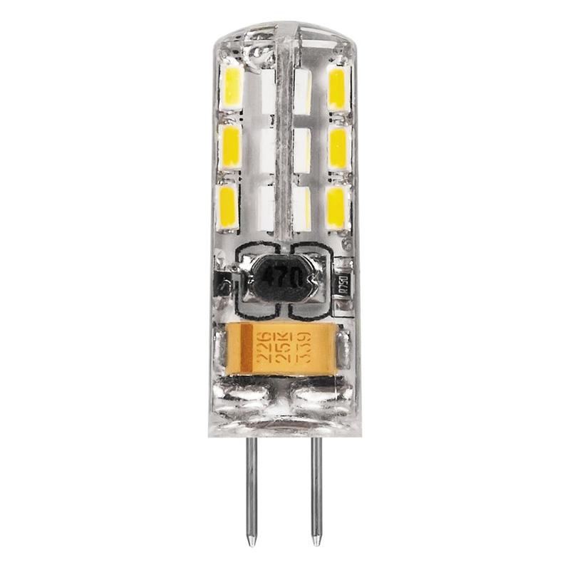 Лампа светодиодная LB-420 (2W) 12V G4 2700K капсула силикон | 25858 | FERON — миниатюра 2